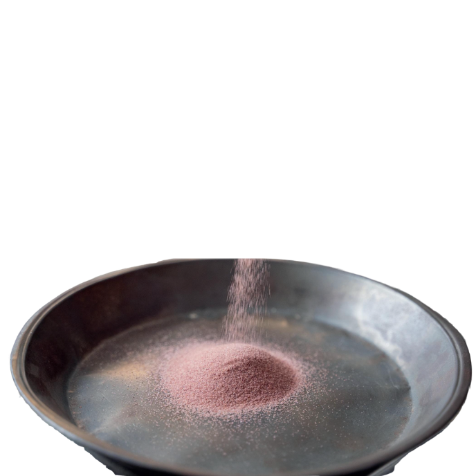 Bandeja de recuperación del abrasivo Garnet
