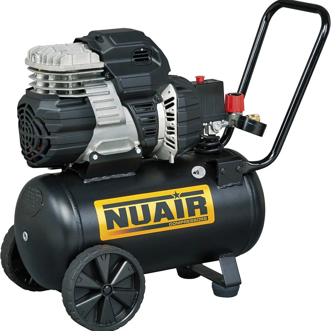 Compresor insonorizado sin aceite 1,5 CV 24 L 230 Vca — Monofásico / Nuair