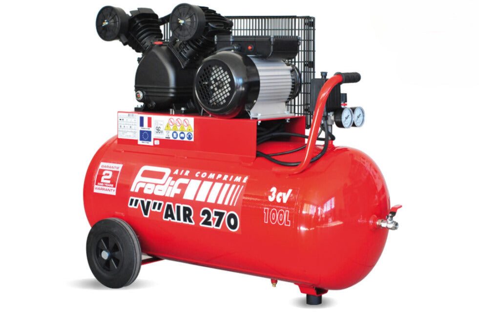 Compresor 100 Litros 3CV Eco — Monofásico / Prodif