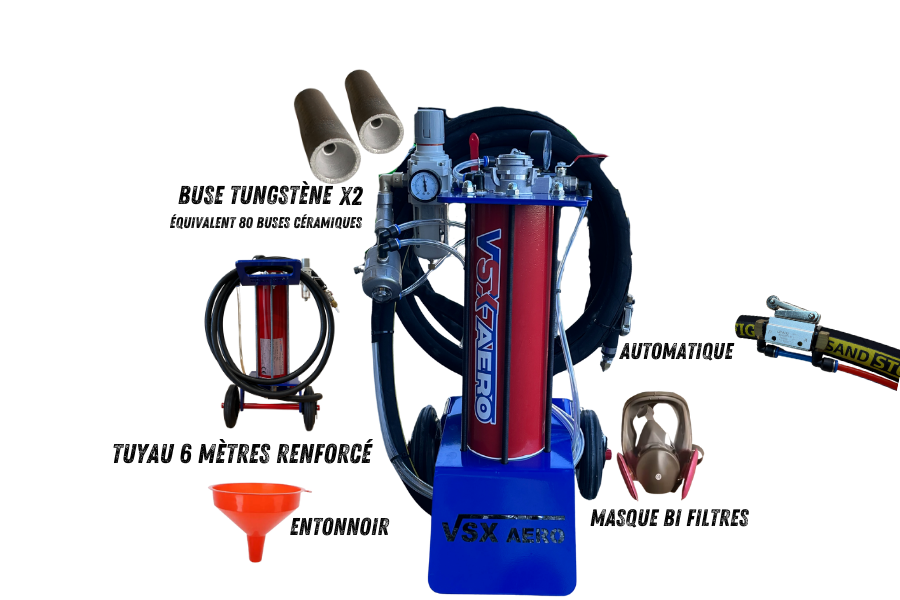 Chorreadora de aerogommage VSX Aéro 8 LIZY MAX
