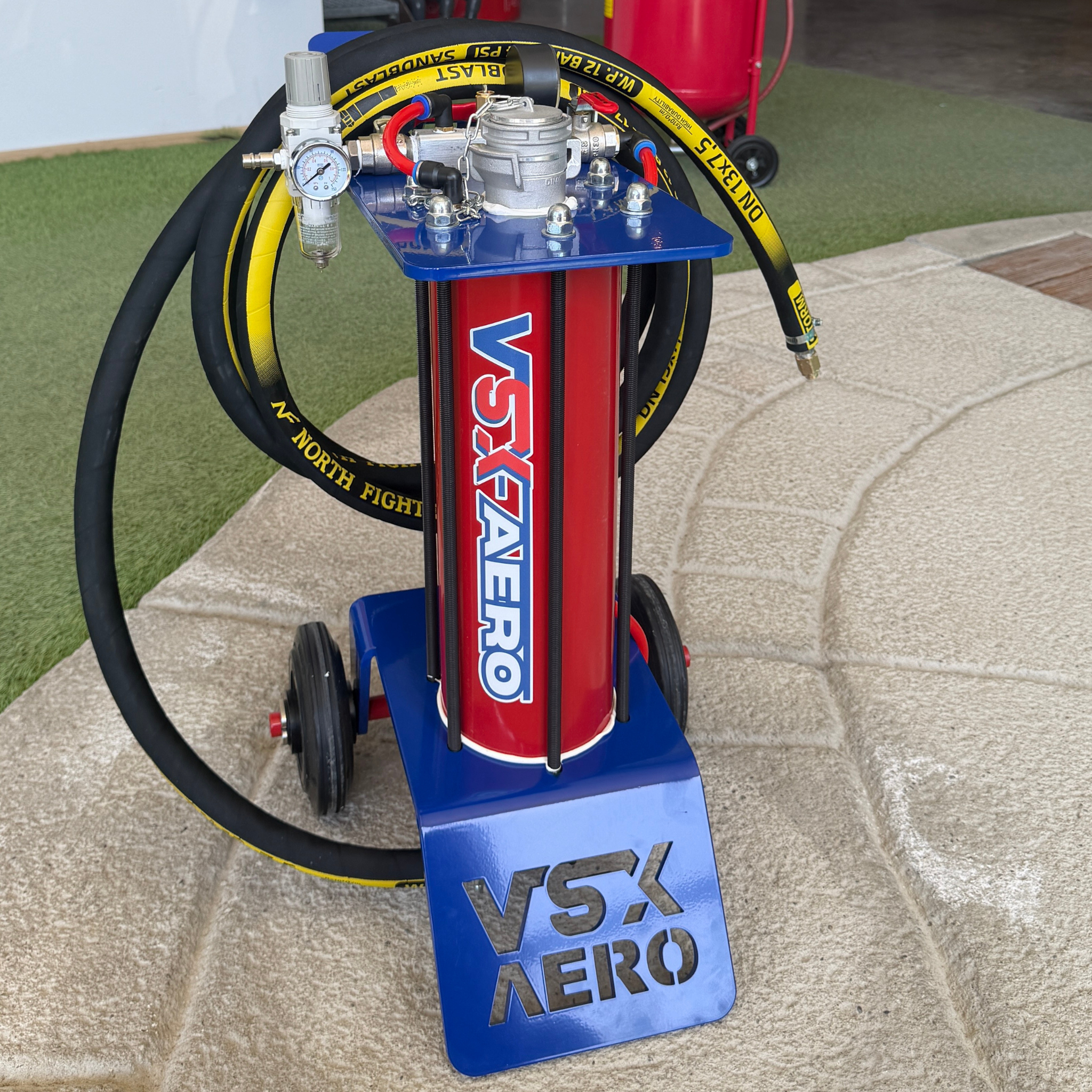 Chorreadora de aerogommage VSX Aéro 8 "LIZY" Semiautomática