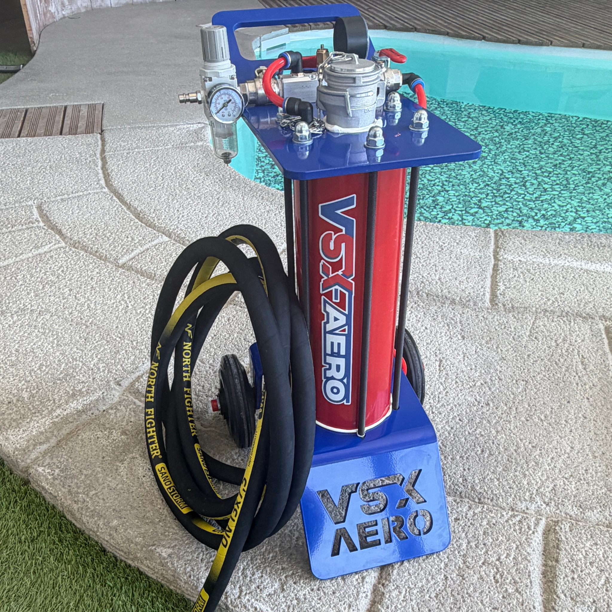Chorreadora de aerogommage VSX Aéro 8 "LIZY" Semiautomática