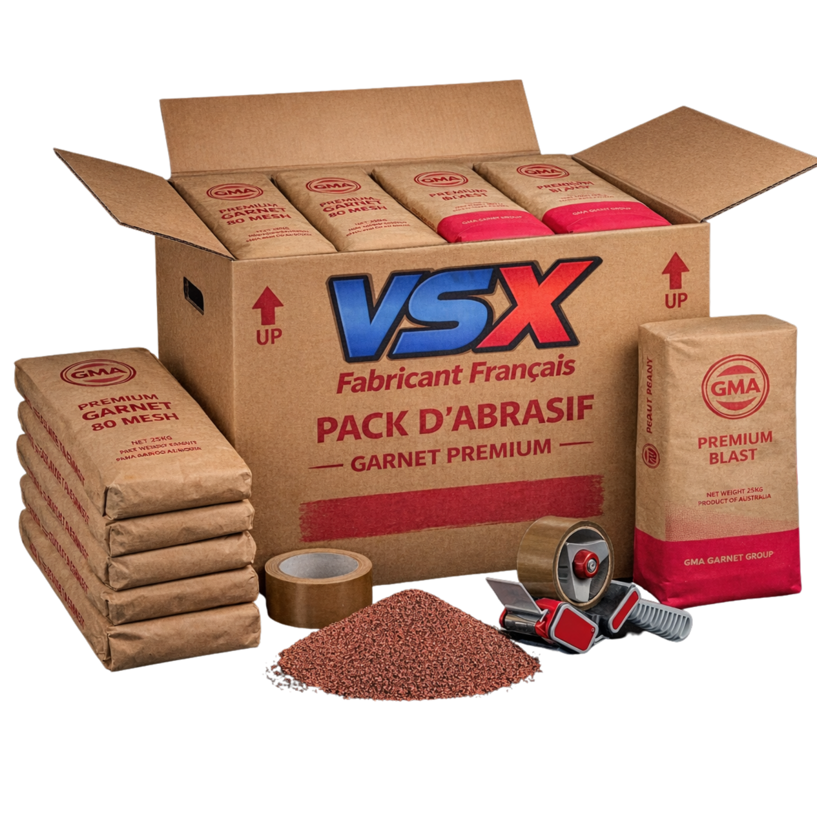 Componga su pack de abrasivo