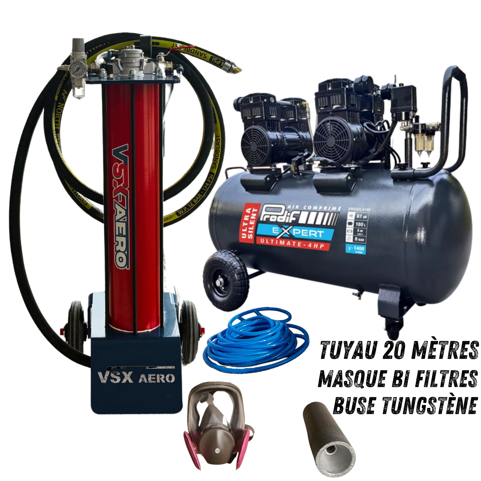 Pack chorreadora de aerogommage VSX Aéro "MAGGY" — foto 5