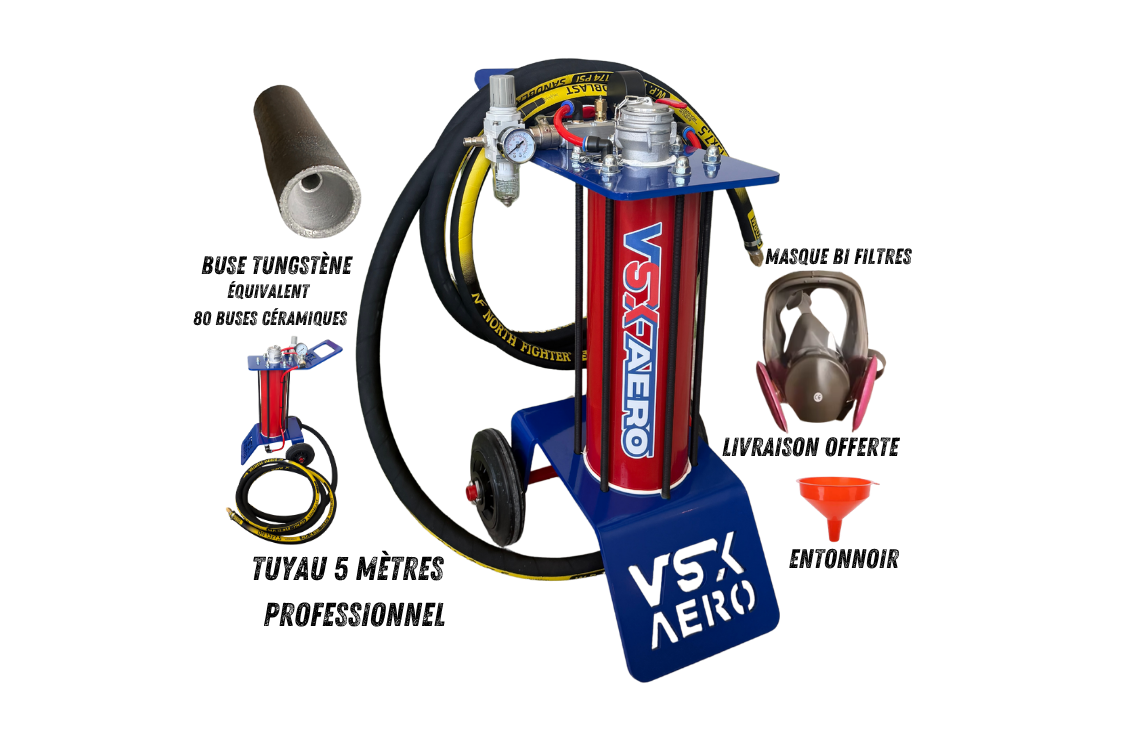 Pack chorreadora de aerogommage VSX Aéro 8 "LIZY" — foto 28