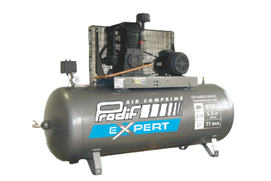 Compresor 270 litros 5,5 CV Prodif trifásico 400V 11 bar — Trifásico / Prodif