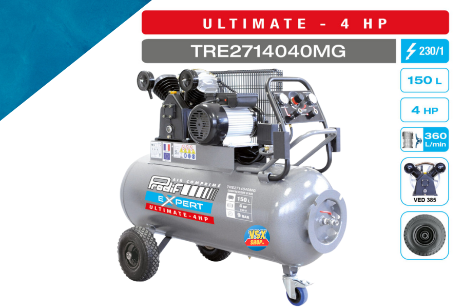 Compresor 150 litros 4 CV Ultimate PRODIF — Monofásico / Prodif — foto 2
