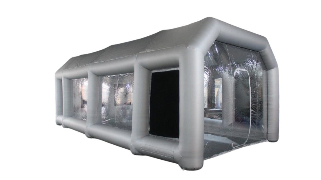 Cabina de pintura 6 m de ancho x 10 m de largo x 4 m de alto con 2 sopladores de 950 W — Dos