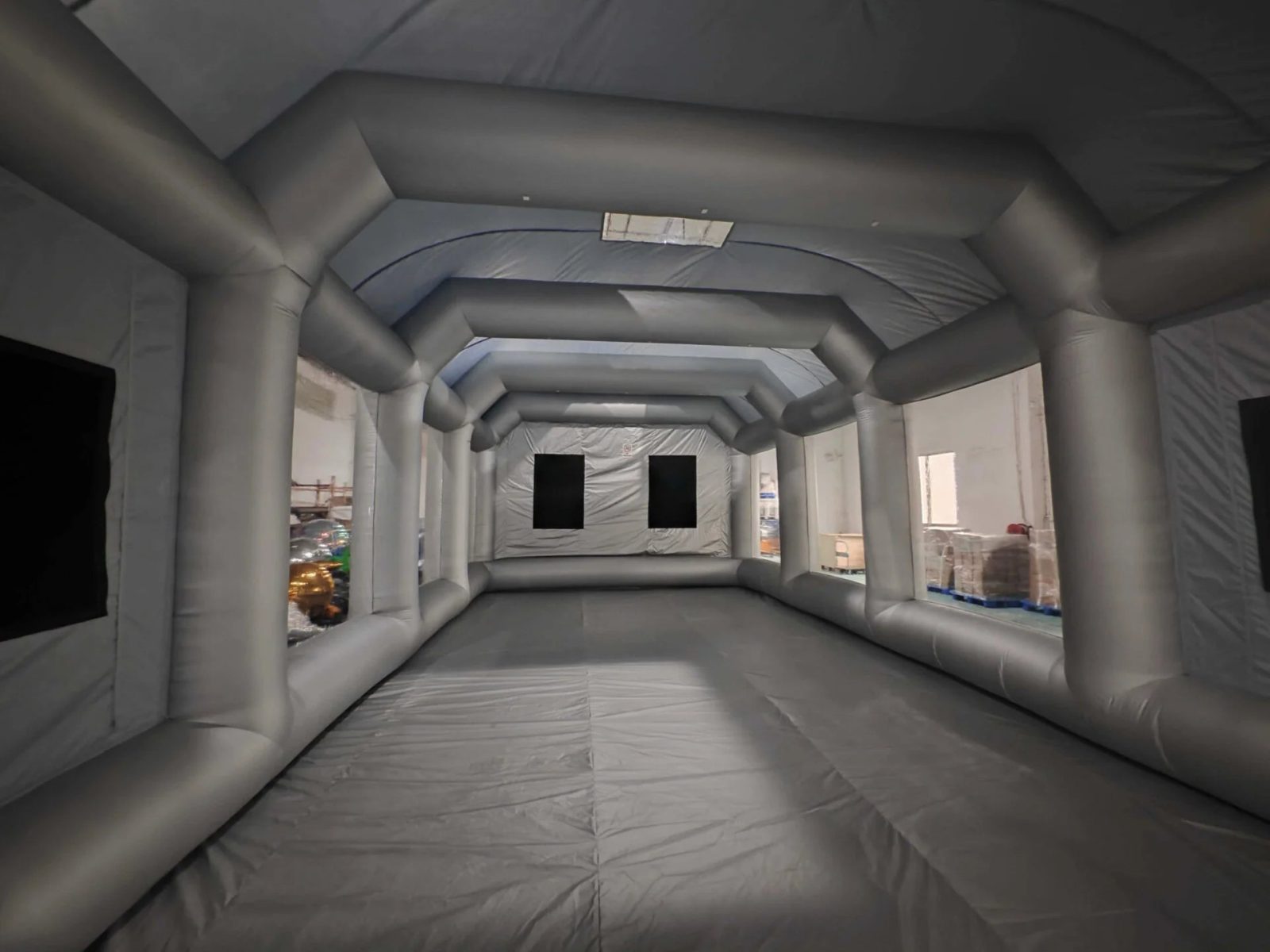Cabina de pintura 6 m de ancho x 10 m de largo x 4 m de alto con 2 sopladores de 950 W — Dos — foto 7