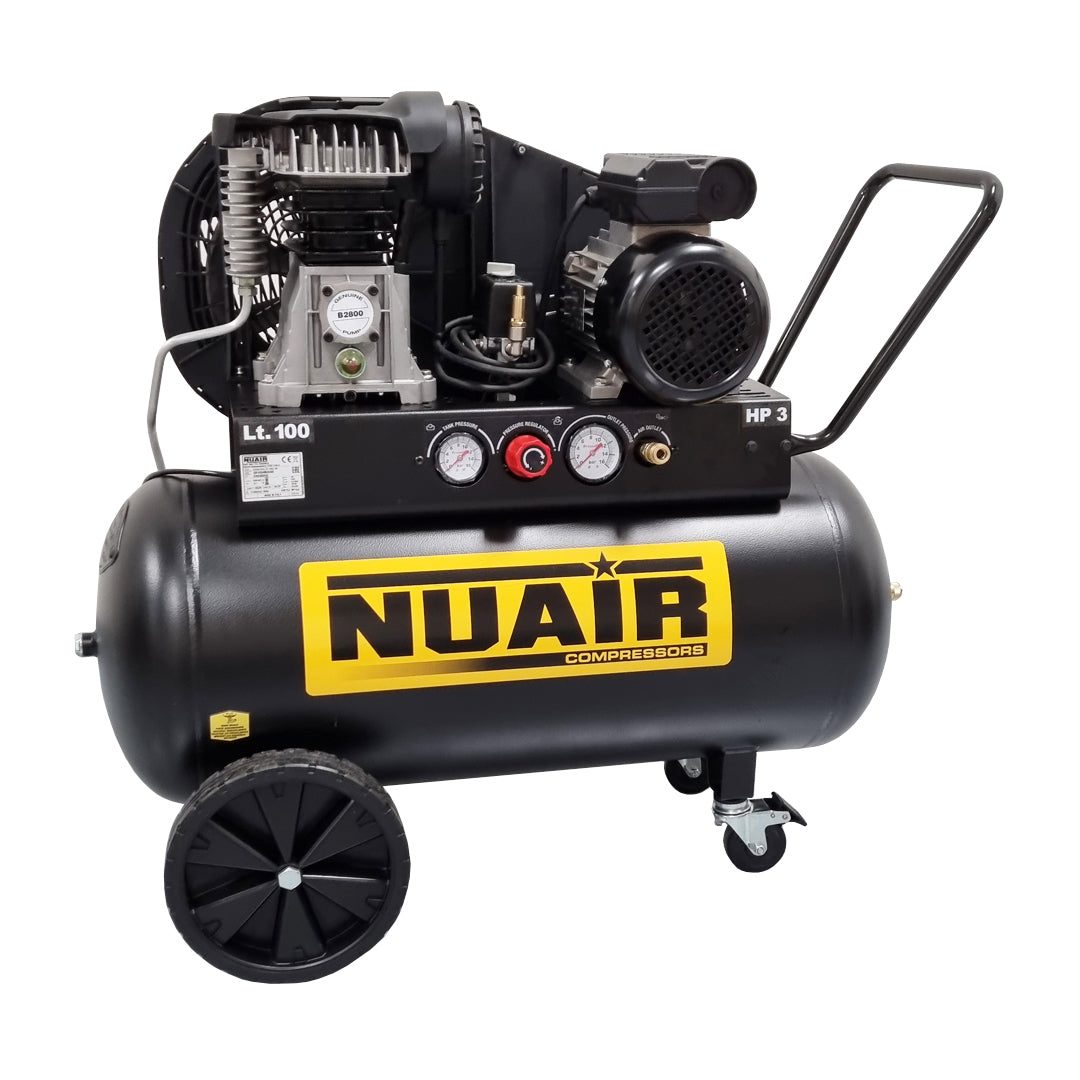 NUAIR 100L 3 CV TECHPRO SILENCIOSO — Monofásico / Nuair