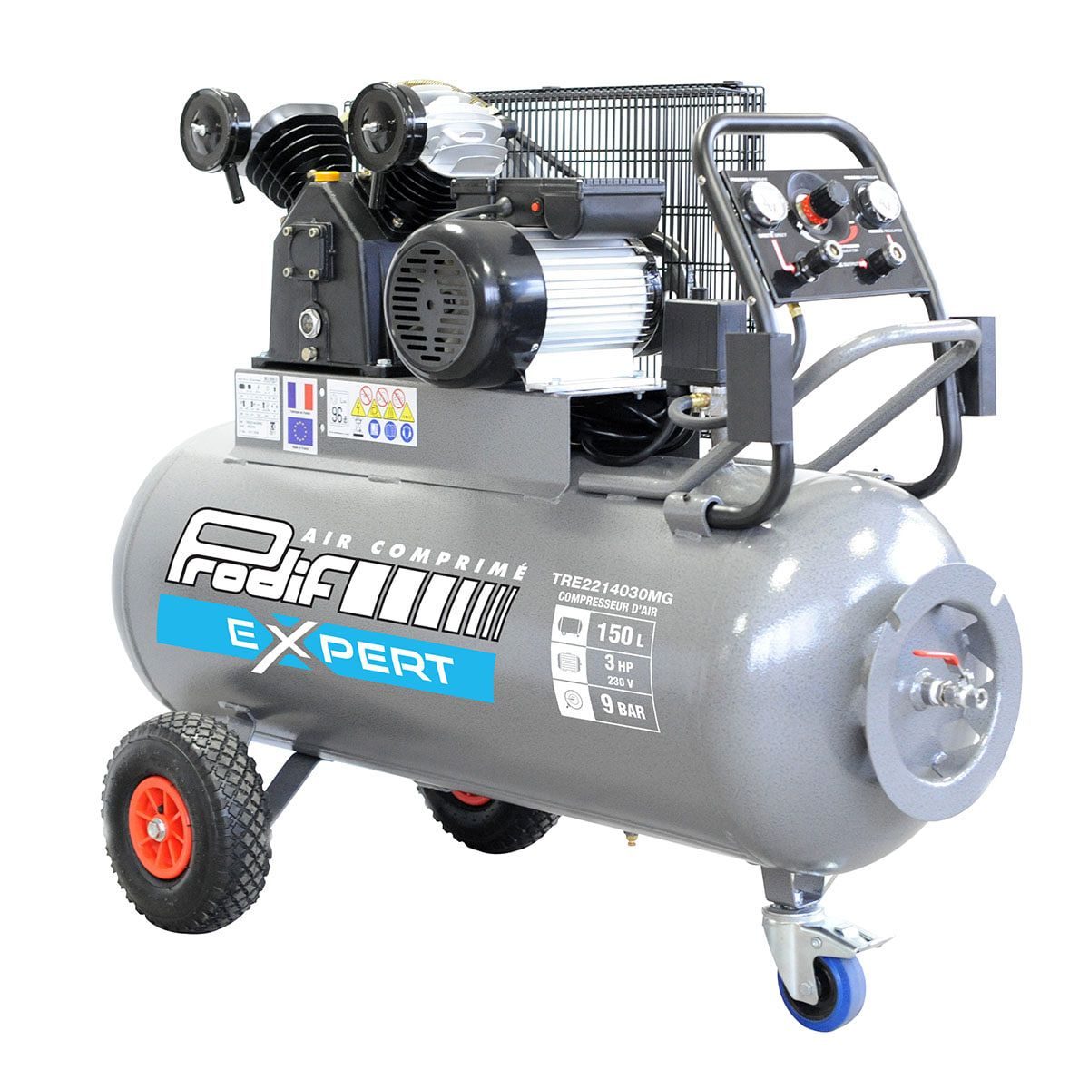 Compresor 150 litros 3CV PRODIF TRE — Monofásico / Prodif
